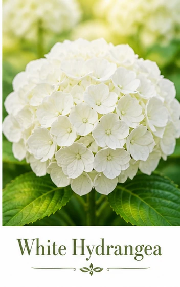 White hydrangea - what it reveals about your personality
